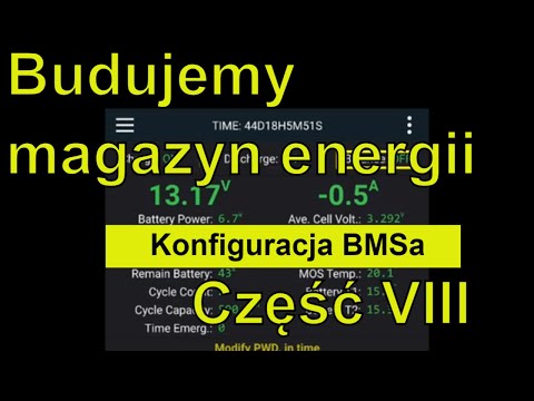 Budujemy magazyn energii. Część VIII. JK BMS - opis ustawień