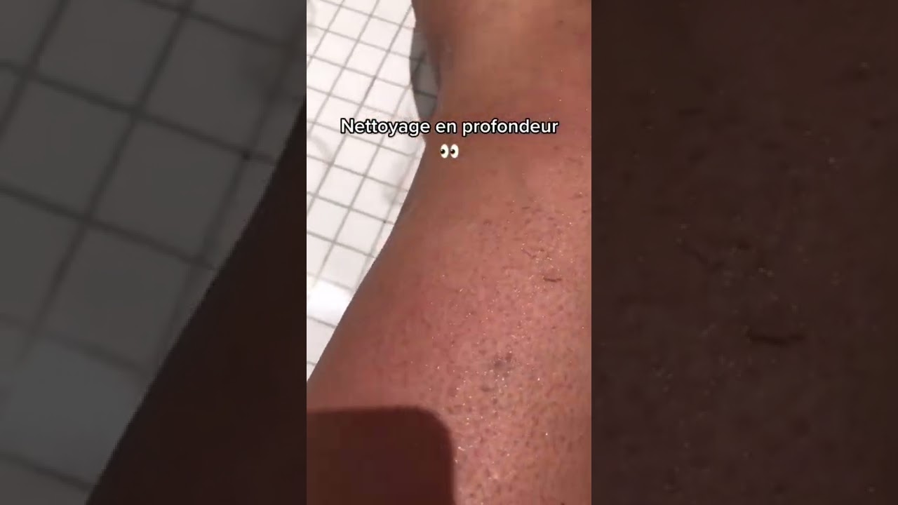 La magie du gant exfoliant en Soie ! ✨💞