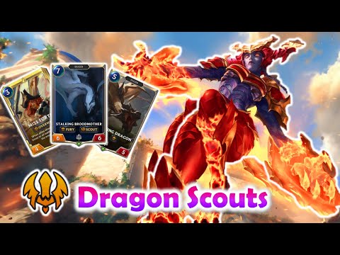 NEW DRAGON DECK! | Shyvana Dragon Scouts Deck | Legends of Runeterra