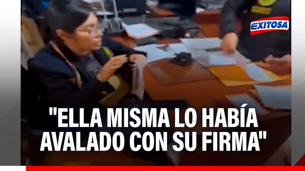 🔴🔵Fiscal rompe acta policial: "Ella misma lo había avalado con su firma", indica suboficial Palacios