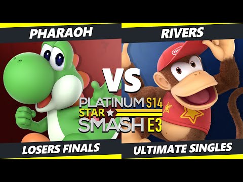 PSS S14:E3 Losers Finals - Rivers (Diddy Kong) Vs. Pharaoh (Yoshi) SSBU Ultimate Tournament