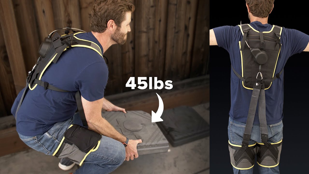 This $1,200 exosuit can take 50 pounds off your back