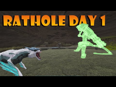 How we Claimed an Insane Rathole Day 1 on a Super Populated server | Ark PvP