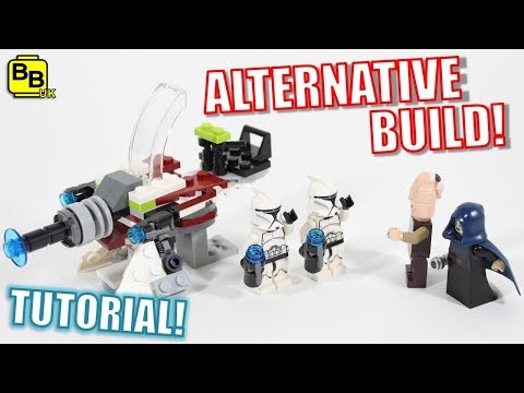 LEGO STAR WARS 75206 ALTERNATIVE BUILD CLONE LASER CANNON Video