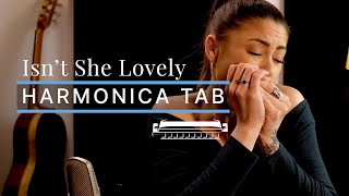 Isn't She Lovely | Stevie Wonder | Harmonicca TAB