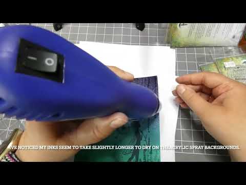 Make a wish, Using 1 of my quick & easy backgrounds with my Lavinia stamps.