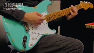 Video thumbnail for Fender Custom Shop 1954 Heavy Relic Stratocaster Electric Guitar by Musician's Friend