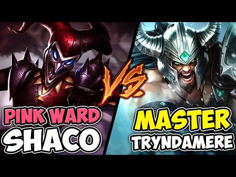 PINK WARD VS. MASTER TRYNDAMERE ONE TRICK!! (WHO WINS?) - League of Legends