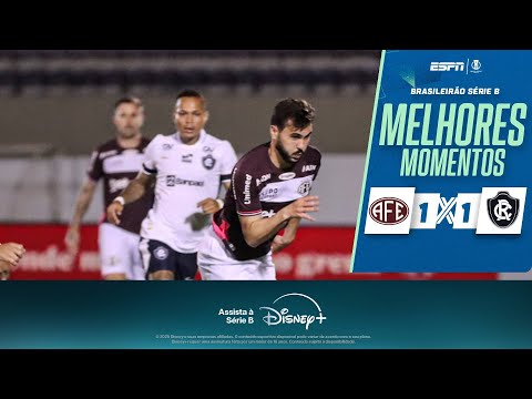 FELIPE VIZEU marca, mas FERROVIÁRIA marca no último lance e empata com o REMO pela SÉRIE B