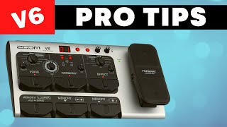 Video thumbnail for Vocal Effects Pedal Board | ZOOM V6 Pro Tips by The Pedal Guy