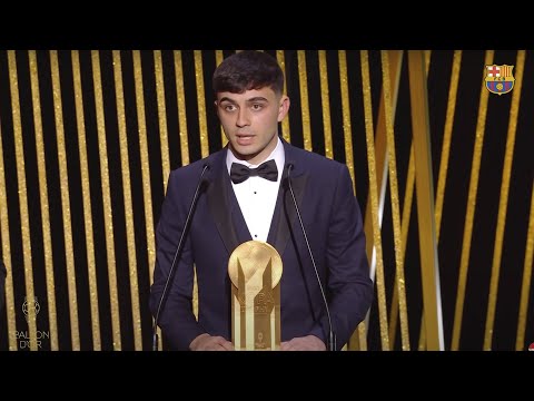 PEDRI WINS KOPA TROPHY!!! (BALLON D'OR 2021) 🏆🔵🔴