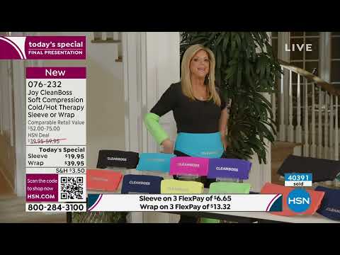 Joy CleanBoss Soft Compression Cold/Hot 360 Therapy Slee...