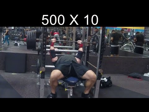 500 lb Bench x 10 reps