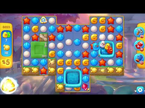 Fishdom 6053 Super Hard Level - 9 moves - NO BooSTERS