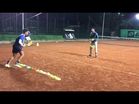 Agonisti in campo con Valerio di Gesu