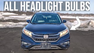 How to Replace Headlight Bulbs - Honda CR-V (2015-2016)