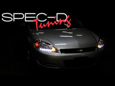 SPECDTUNING INSTALLATION VIDEO: 2006-2013 CHEVY IMPALA HEADLIGHTS 2014-2016 CHEVY IMPALA LIMITED