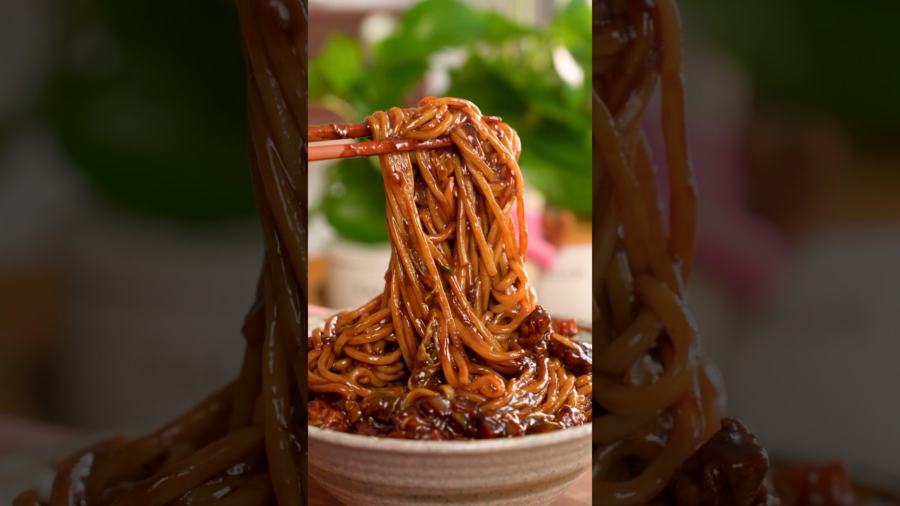 JAJANGMYEON (Korean Black Bean Noodles)