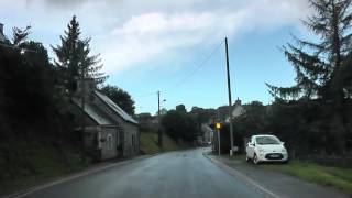 preview picture of video 'Driving On Rue des Anciennes Carrières & Rue Albert Harnay, Saint Servais, Brittany, France'