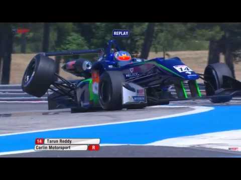 EuroFormula Open 2017. Race 1 Circuit Paul Ricard. Start Crash