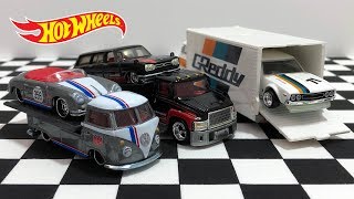 Unboxing Hot Wheels Team Transport Car Culture Trucks!