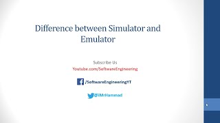 Emulators Vs Simulators? What&#39;s the Difference? | Difference Between Emulator and Simulator Hindi