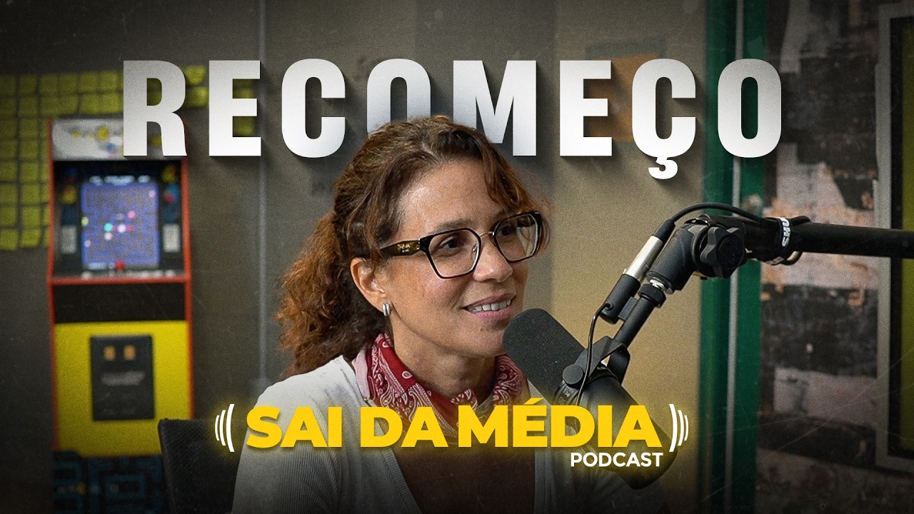 Como criar CORAGEM para RECOMEÇAR na vida (entrevista com Paty Araújo) | Podcast Sai da Média #195