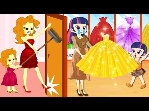Equestria Girls Kids School cheatting Makeup Contest In Class Animation Collection