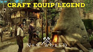 Craft equip legend dan tips gb armoring | New World Indonesia