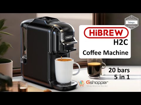 HiBREW H2C Coffee Machine - 5-in-1 Coffee Machine - 20 Bar - Hot & Cold Coffee Extraction - Unboxing