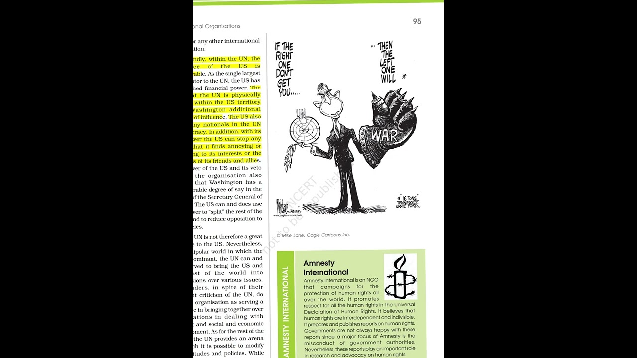UN in a Unipolar world | Chapter 6 | Part 16 | International Organisations | Class 12 Polity NCERT