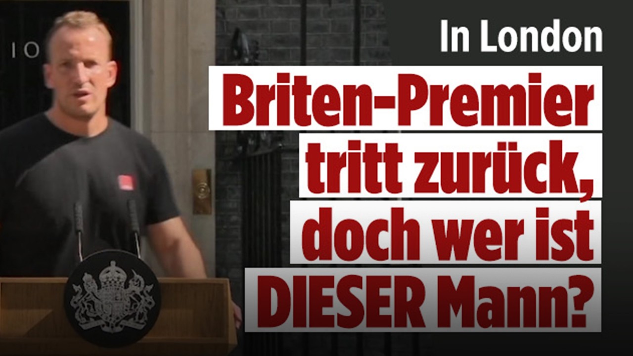 LONDON: Dieser Mann stiehlt Starmer vor der Downing Street die Show!