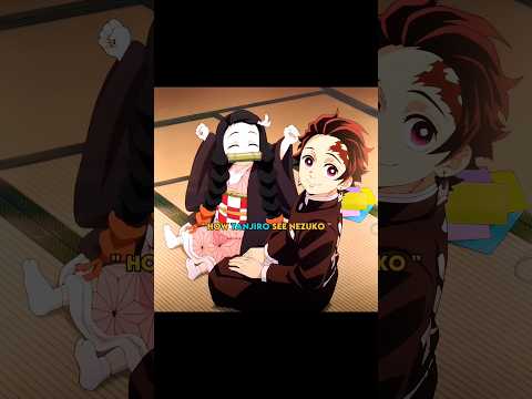 How demons saw Nezuko 😈👘 #demonslayer #nezuko #tanjiro