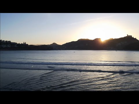 Watch the Sun Disappear behind Mount Igueldo | Donostia Atmospheres | 4K