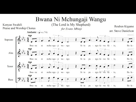 Bwana ni Mchungaji Wangu arr  Danielson
