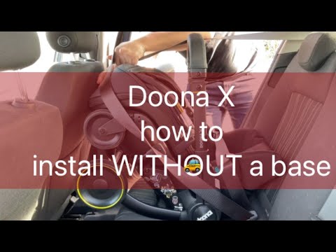 Doona X Car-Seat Installation with a Seat-Belt