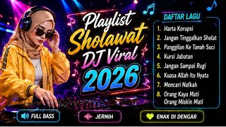 Download lagu 🔥 PALING DICARI!! Playlist Sholawat DJ Viral 2026 Full Bass Merdu Jedag Jedug Bikin Hati Tenang mp3