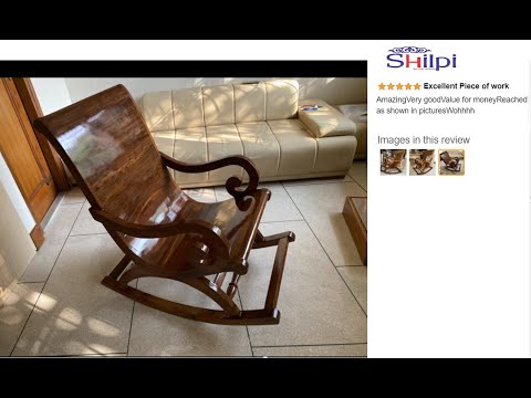 Shilpi wooden rocking chair