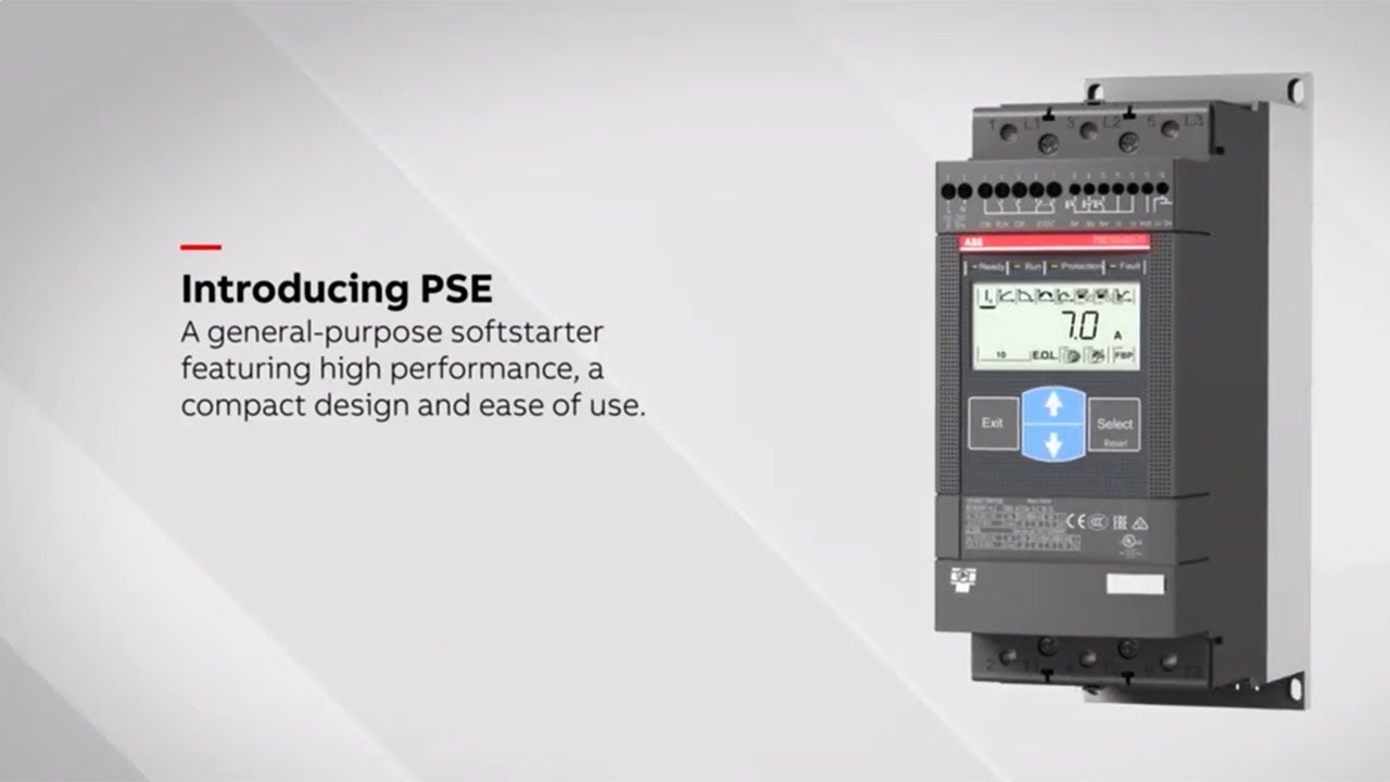 The Essentials of ABB PSE Softstarter with Values and Benefits — Allied Electronics & Automation