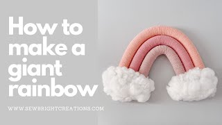 How to make a giant pool noodle rainbow