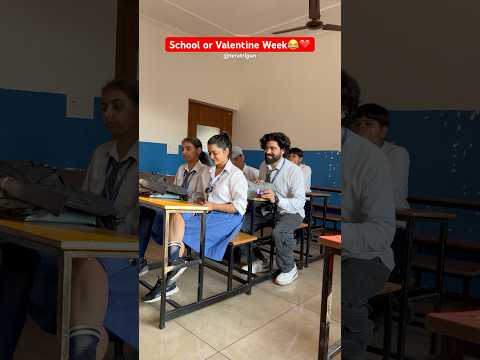 School or Valentine Week 😂❤️ #shorts #valentinesday #schoollife #teratrigun