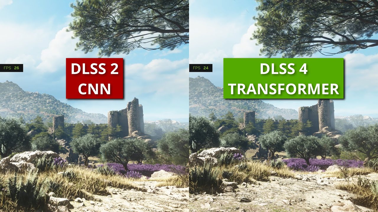 DLSS 2 vs DLSS 4 on A Plague Tale: Requiem - CNN vs Transformer Model