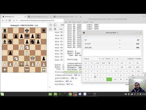 Profiling javascript CHESS ENGINE to reveal the most time consuming functions