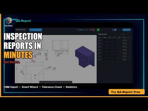 QA-Report — Inspection Reports in Minutes, Not Hours
