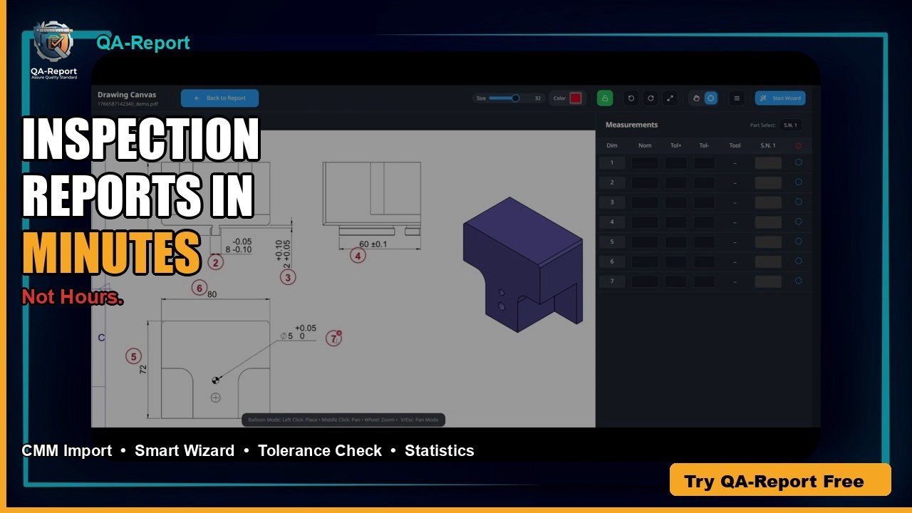 QA-Report — Inspection Reports in Minutes, Not Hours