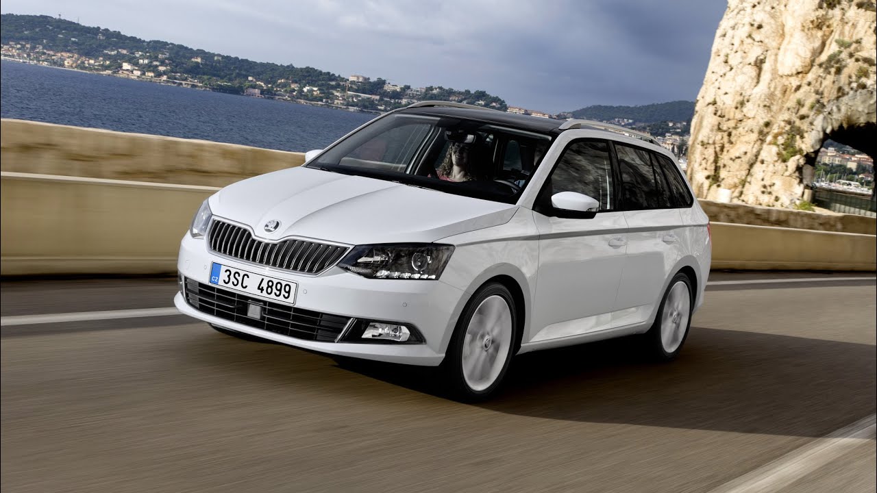 New Skoda Fabia III Combi 2015 - first driving footage