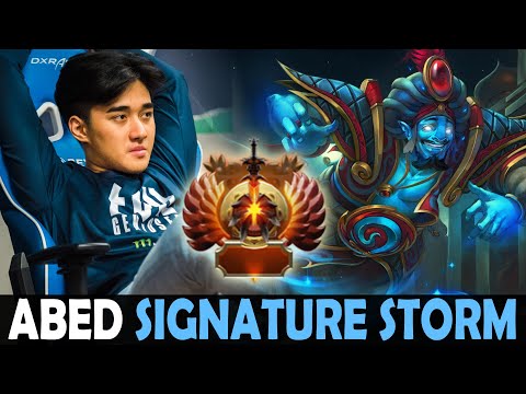 ABED HARD GAME ON HIS SIGNATURE STORM | DOTA 2 Gameplay
