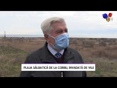 Plaja sălbatică de la Corbu, invadată de vile - Litoral TV