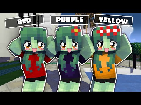 ZOMBIE SISTERS CHICKEN WING MEME DANCE - MINECRAFT ANIMATION