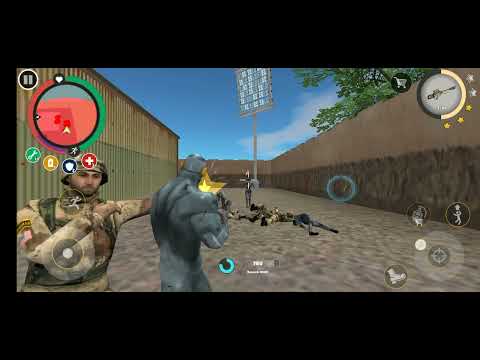 Zombies in military base in rope hero (unbelievable)😱😱😱😵